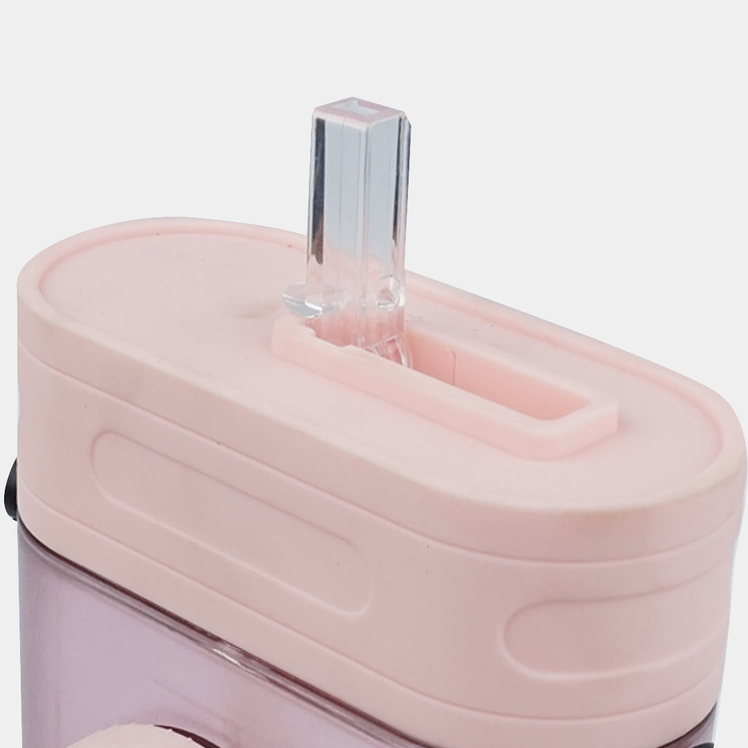 Camera Water Bottle With Straw And Strap