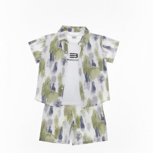 Boys' Abstract Print Set