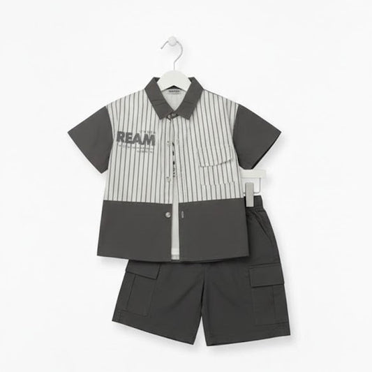 Boys' Abstract Print Set