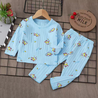 Boys Rocket Pajama Suit 2 Piece - Blue