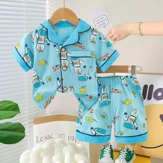 Boys Astronaut Nightsuit - Blue