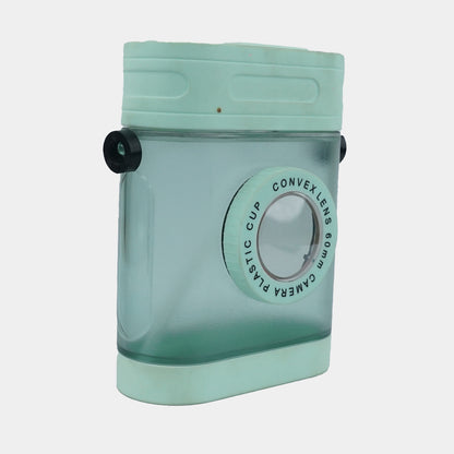 Camera Water Bottle With Straw And Strap