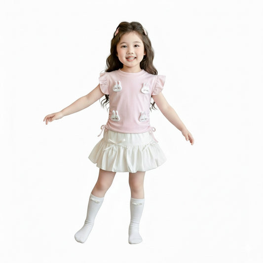 Girls Fancy Suit-Pink