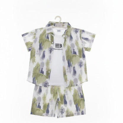 Boys' Abstract Print Set