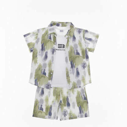 Boys' Abstract Print Set
