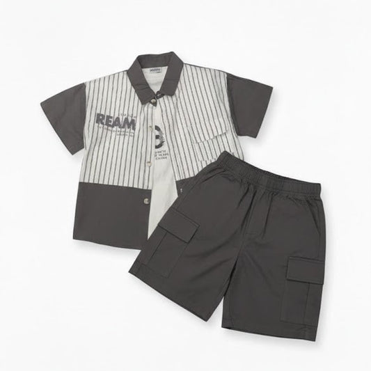 Boys' Abstract Print Set
